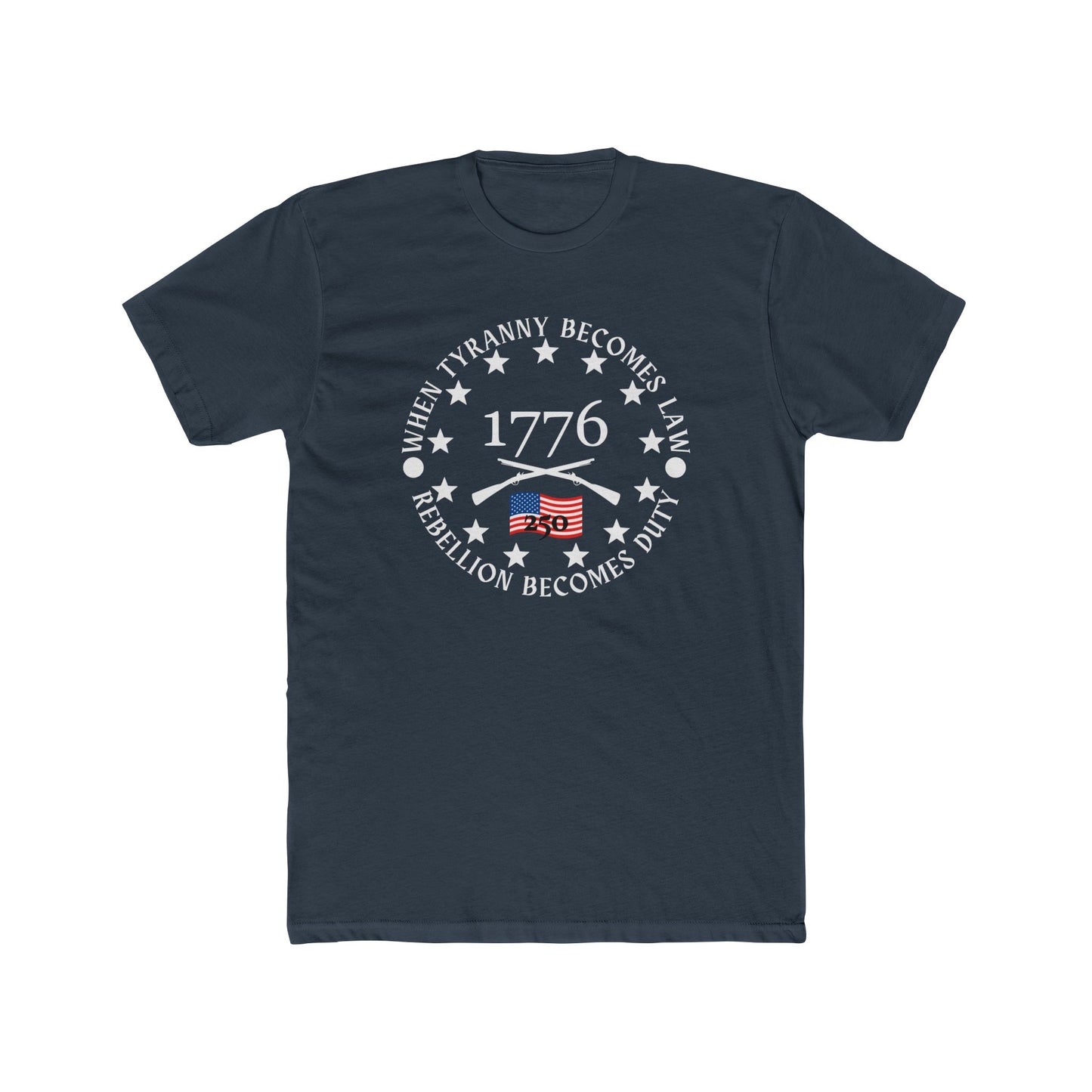 When Tyranny Becomes Law... 250th Cotton Crew Tee