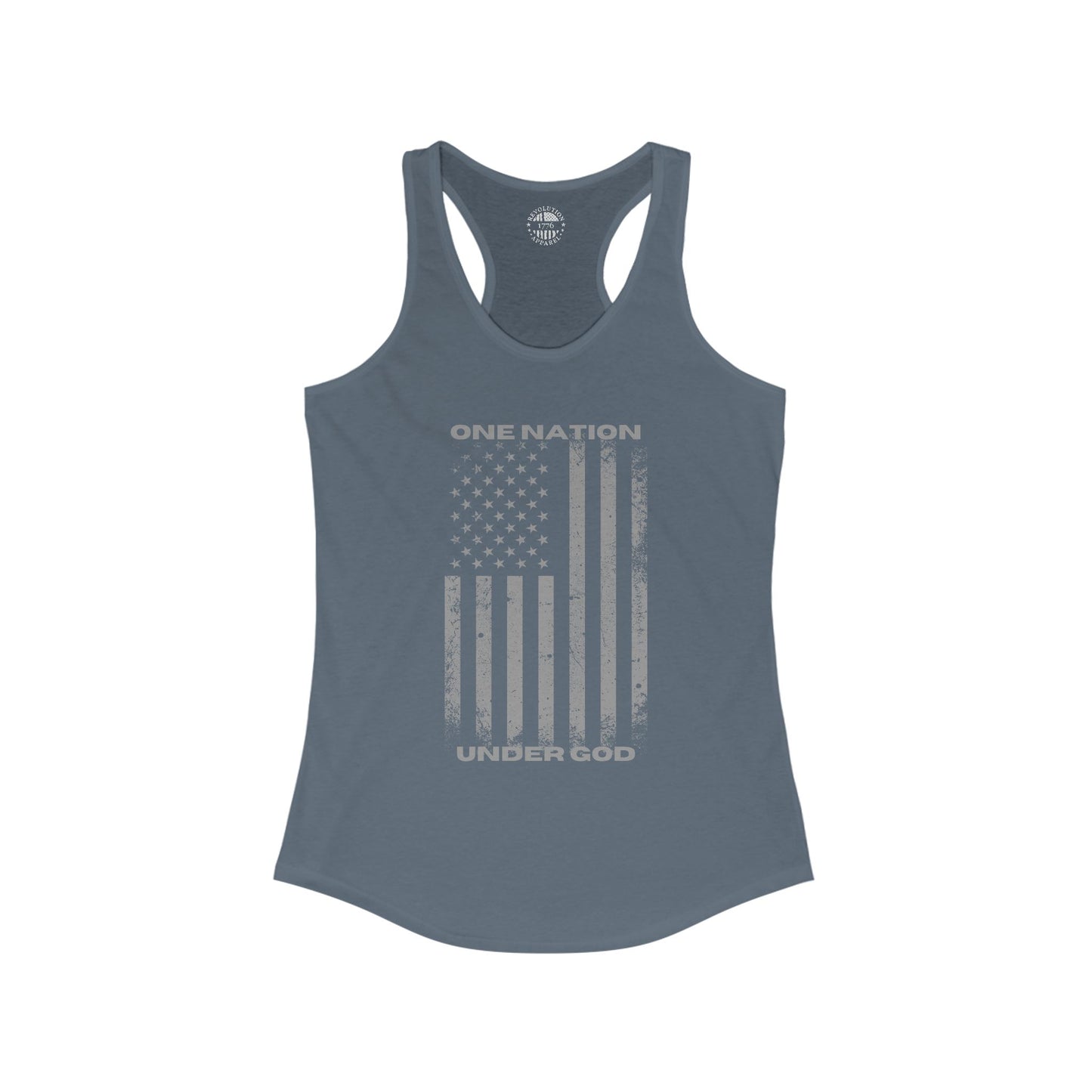 One Nation, Under God, Women's Ideal Racerback Tank