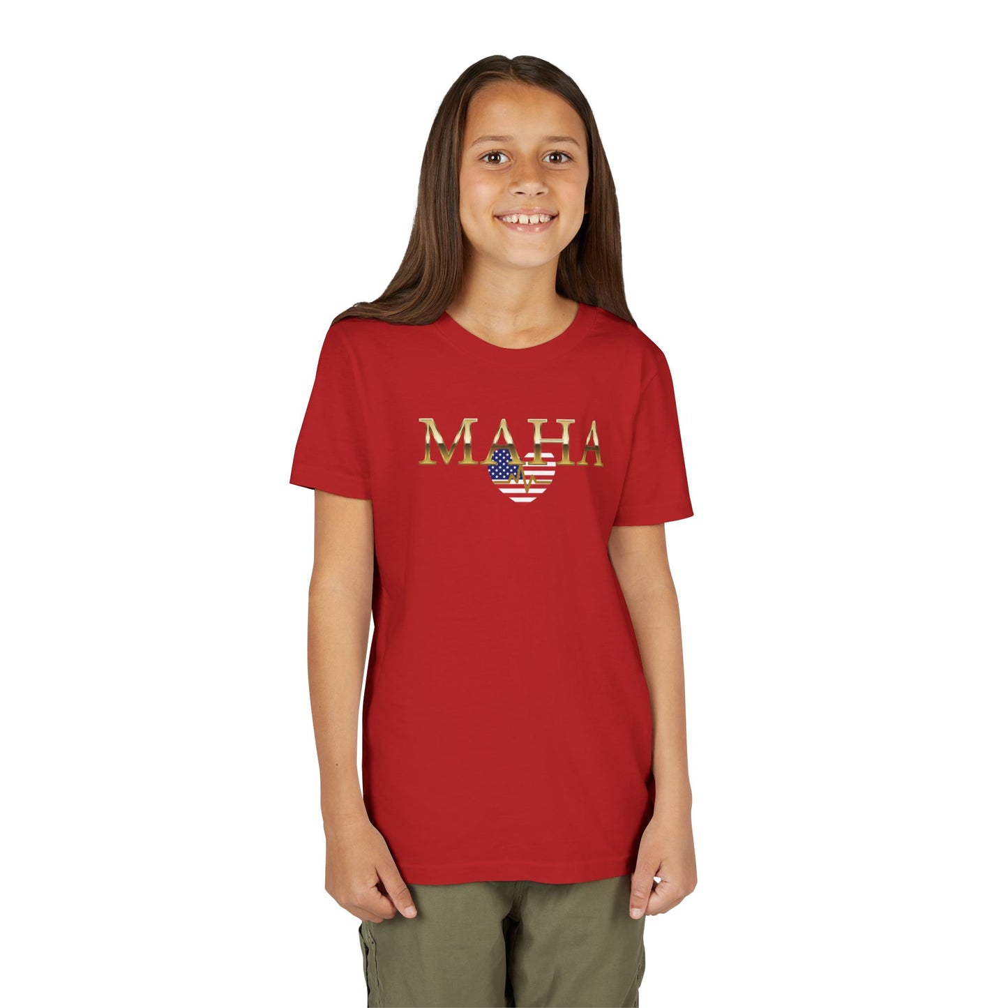 MAHA USA Heartbeat Youth Short Sleeve Tee