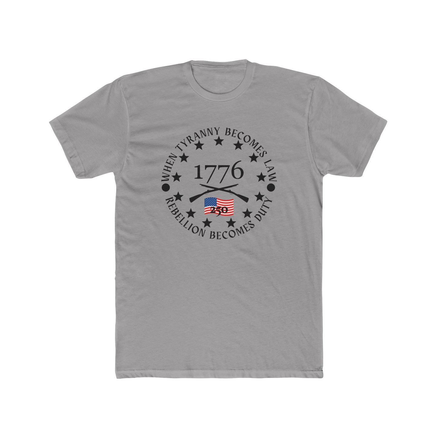 When Tyranny Becomes Law... 250th Cotton Crew Tee