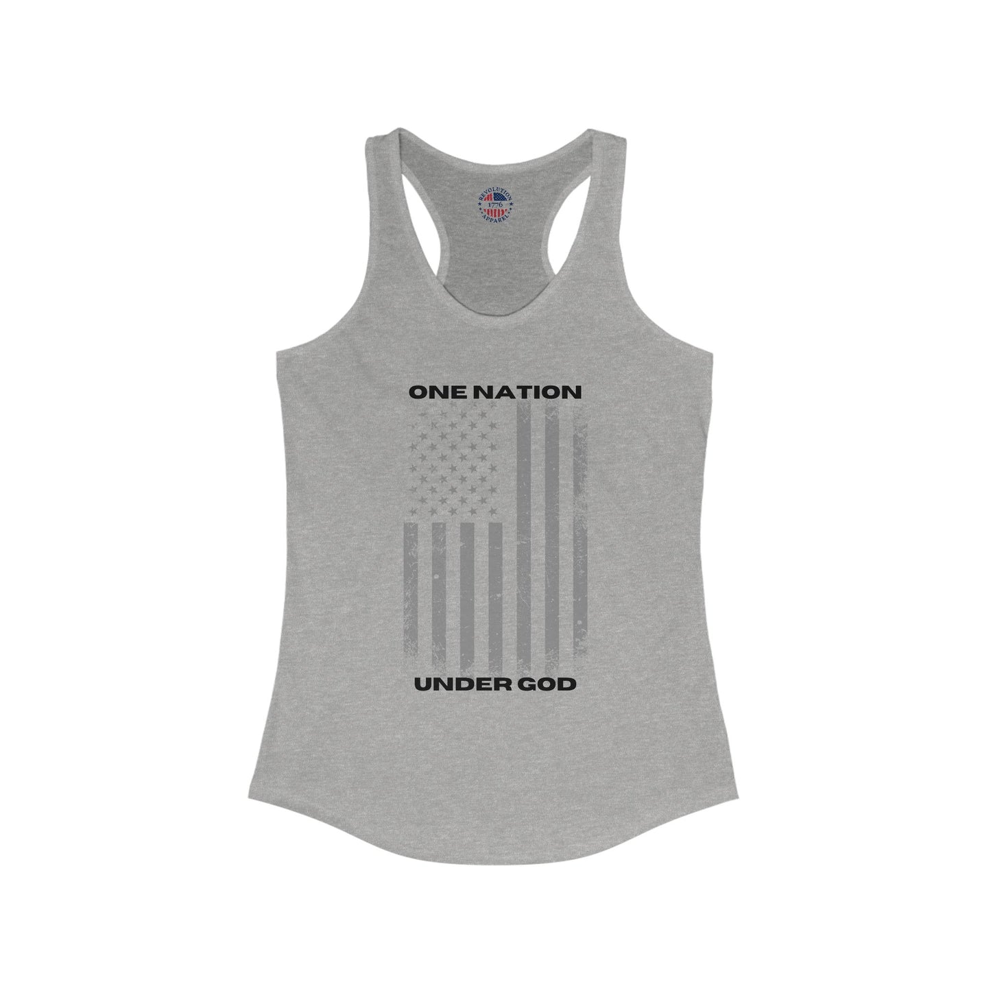 One Nation, Under God, Women's Ideal Racerback Tank