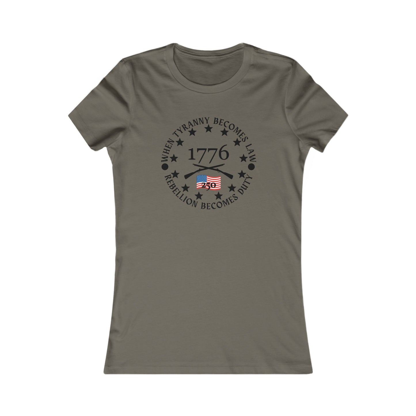 When Tyranny Becomes Law... 250th Women's Favorite Tee