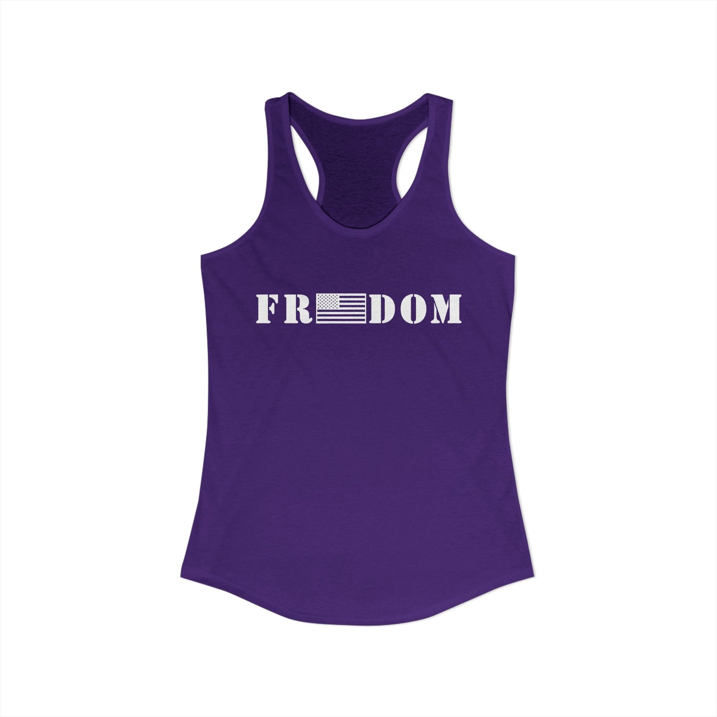 Freedom- Flag Women's Ideal Racerback Tank