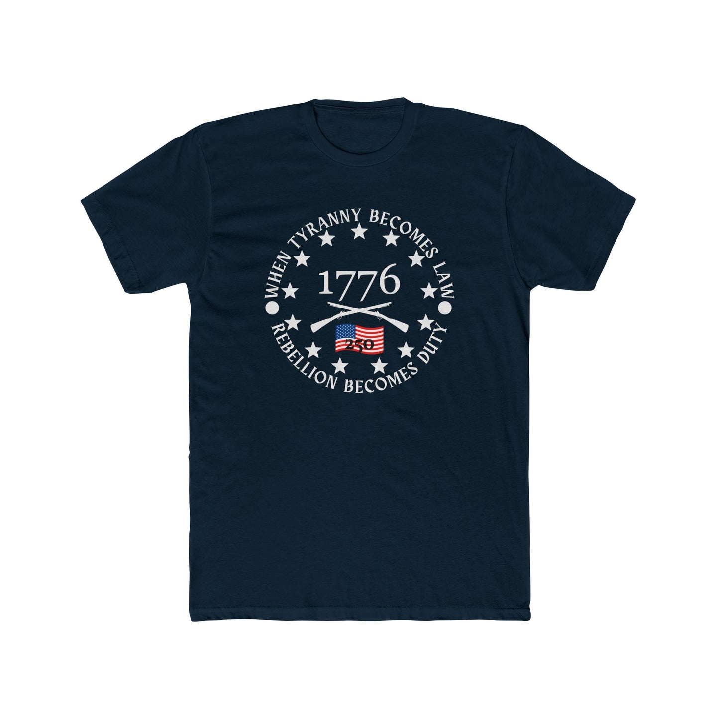 When Tyranny Becomes Law... 250th Cotton Crew Tee