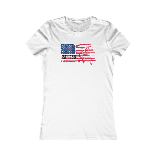 2A-250 Flag of Guns Women's Favorite Tee