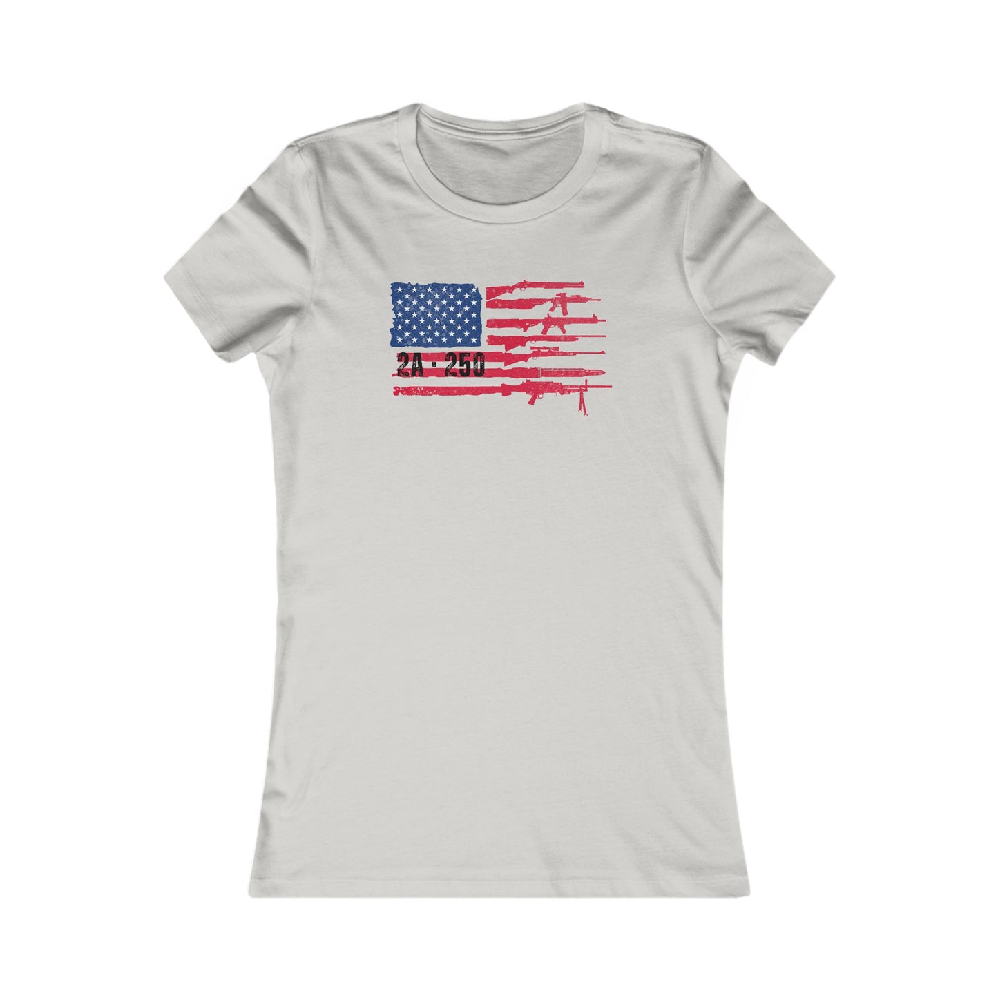2A-250 Flag of Guns Women's Favorite Tee