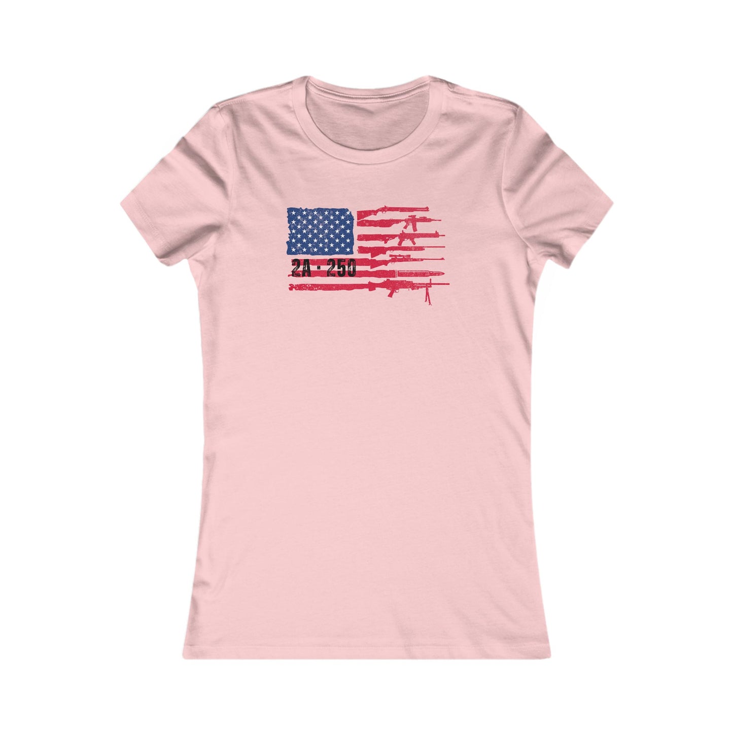 2A-250 Flag of Guns Women's Favorite Tee