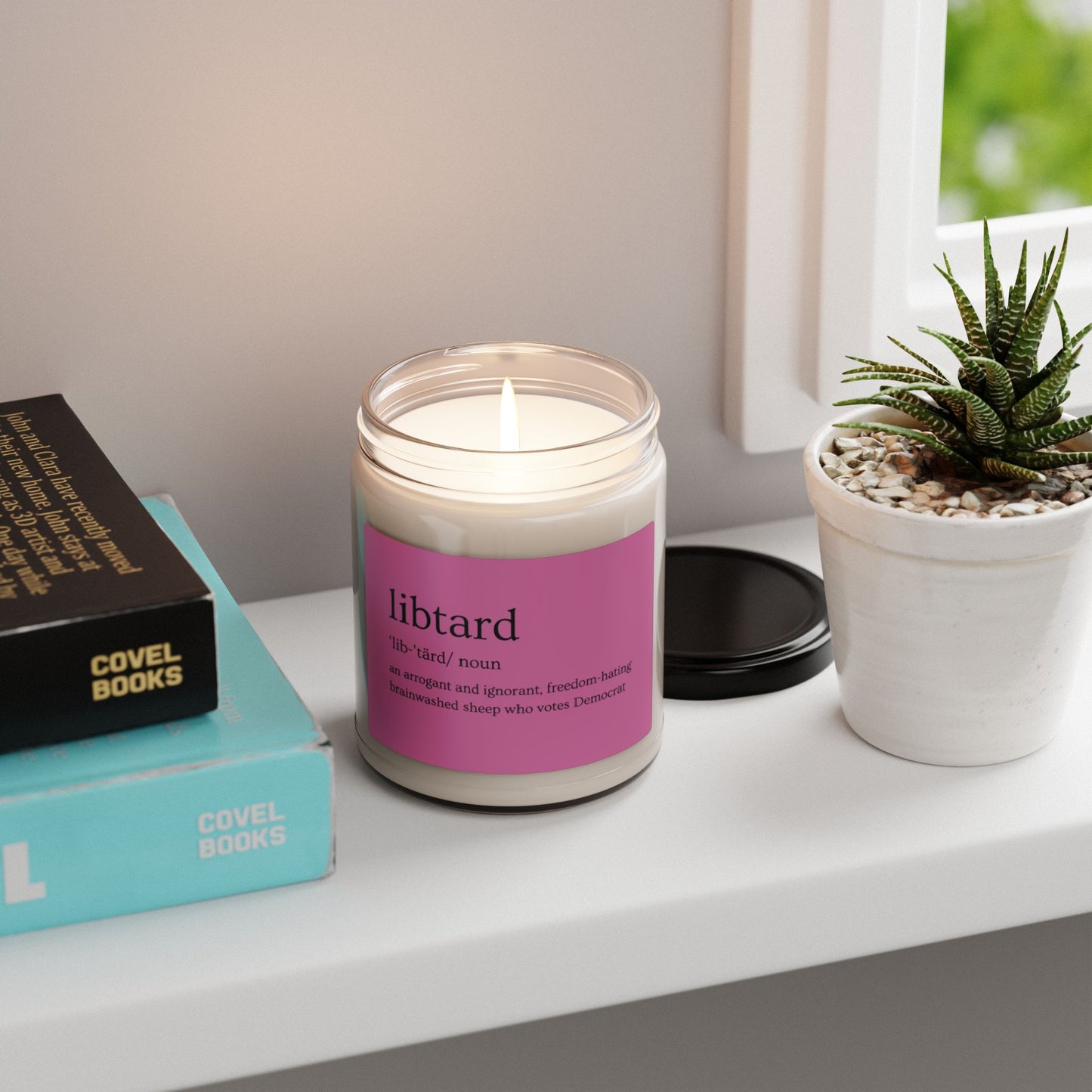 LibTard Definition Scented Soy Candle - 9oz - Unique Political Humor Gift