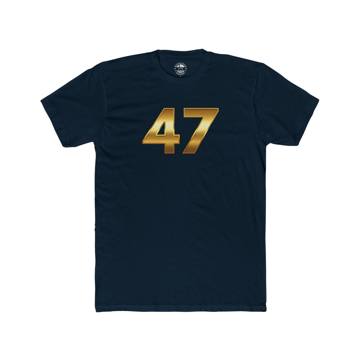 47 Trump Gold Cotton Crew Tee