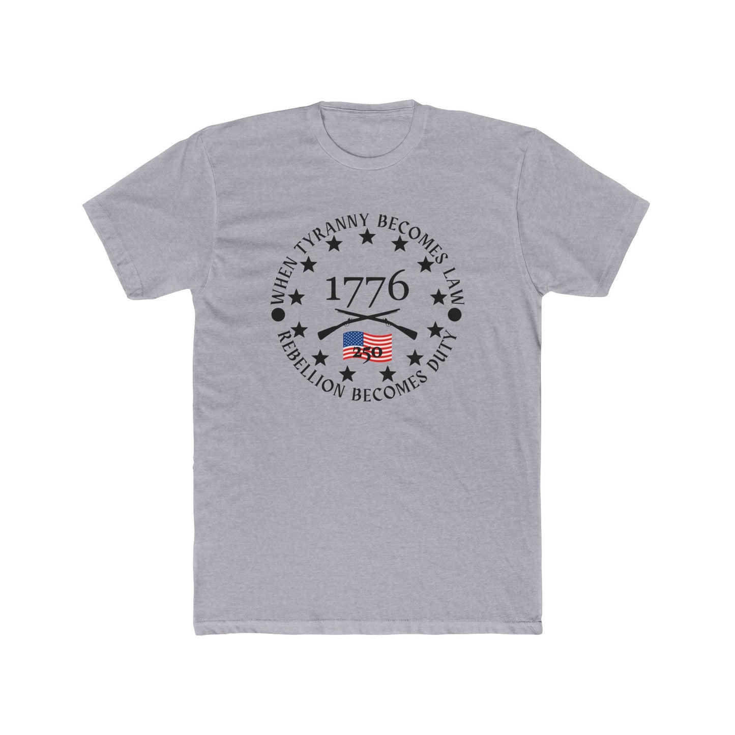 When Tyranny Becomes Law... 250th Cotton Crew Tee