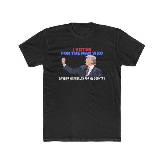 Trump vs Biden Cotton Crew Tee Clearance