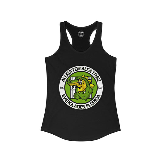 Alligator Alcatraz Women's Ideal Racerback Tank