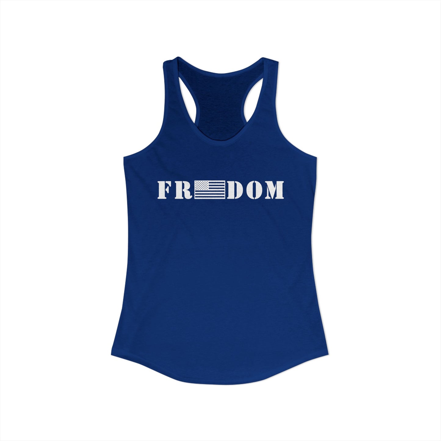 Freedom- Flag Women's Ideal Racerback Tank