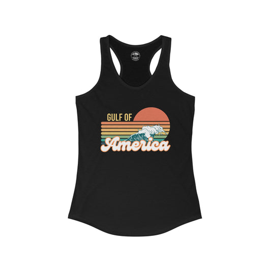 Gulf of America Retro Women's Ideal Racerback Tank
