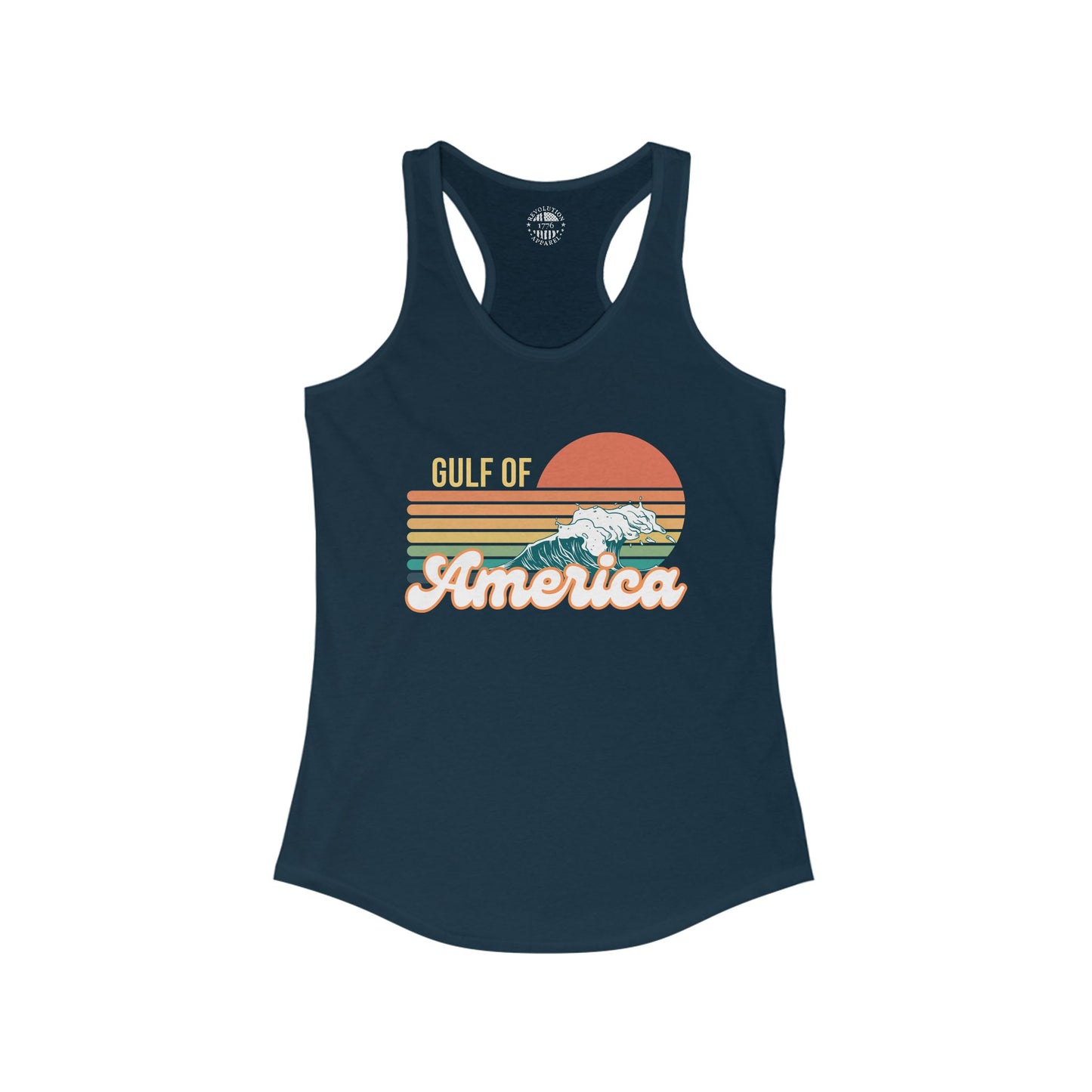 Gulf of America Retro Women's Ideal Racerback Tank