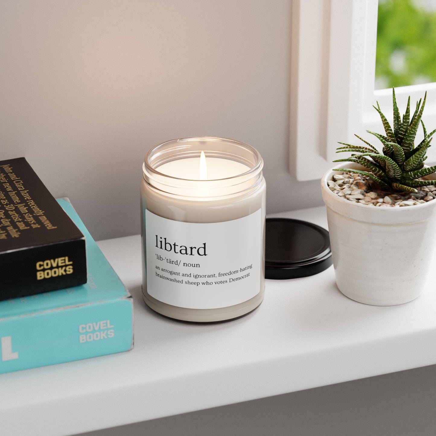 LibTard Definition Scented Soy Candle - 9oz - Unique Political Humor Gift