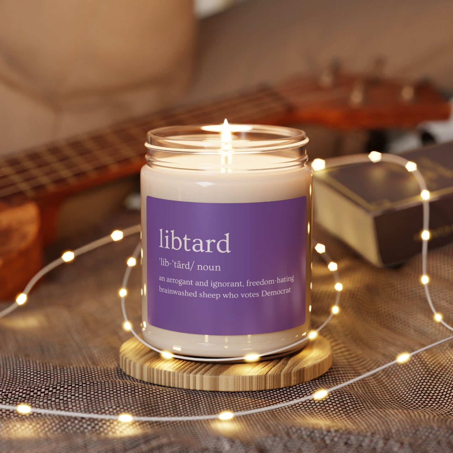 LibTard Definition Scented Soy Candle - 9oz - Unique Political Humor Gift