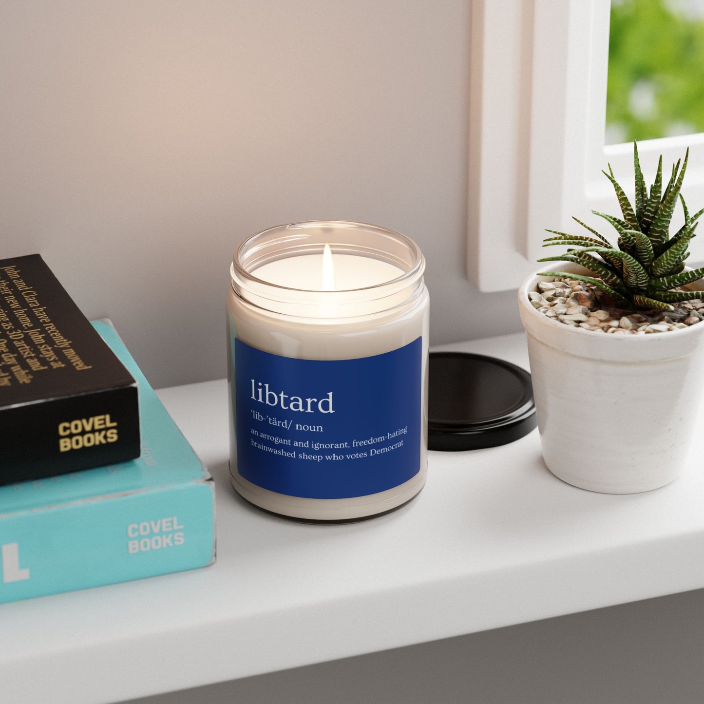 LibTard Definition Scented Soy Candle - 9oz - Unique Political Humor Gift