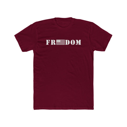 Freedom- Flag Cotton Crew Tee