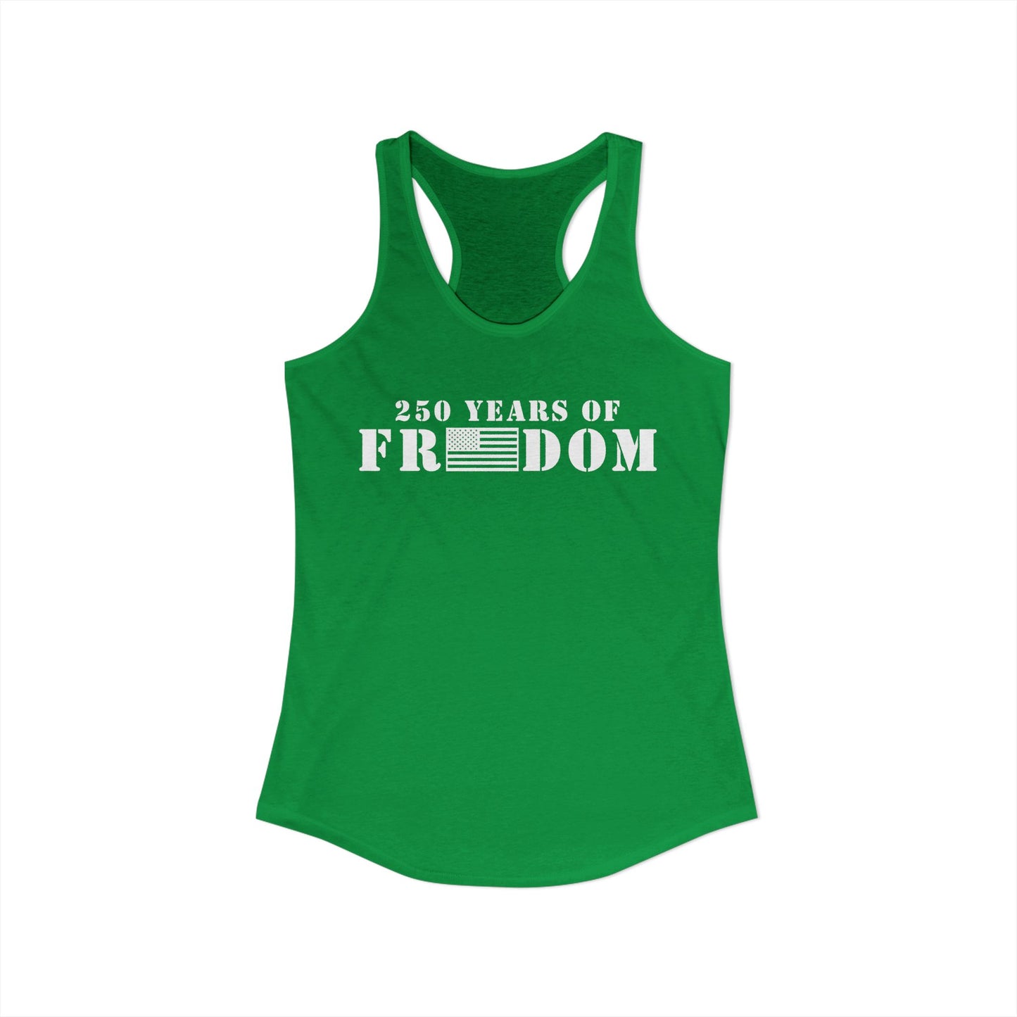 250 Years of Freedom Women's Ideal Racerback Tank