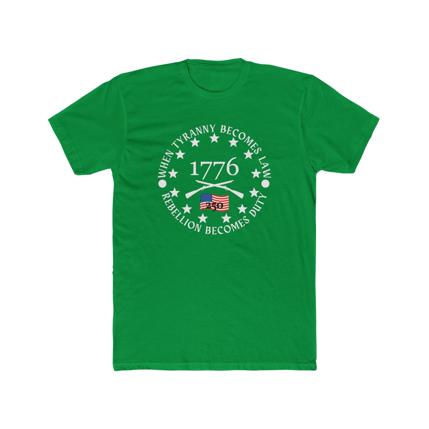 When Tyranny Becomes Law... 250th Cotton Crew Tee