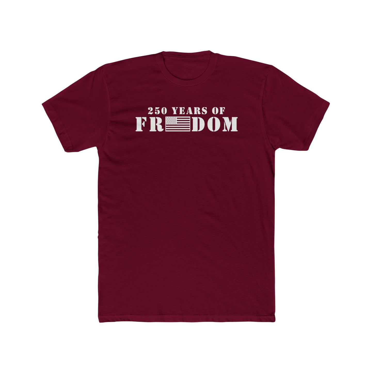 250 Years of Freedom Cotton Crew Tee
