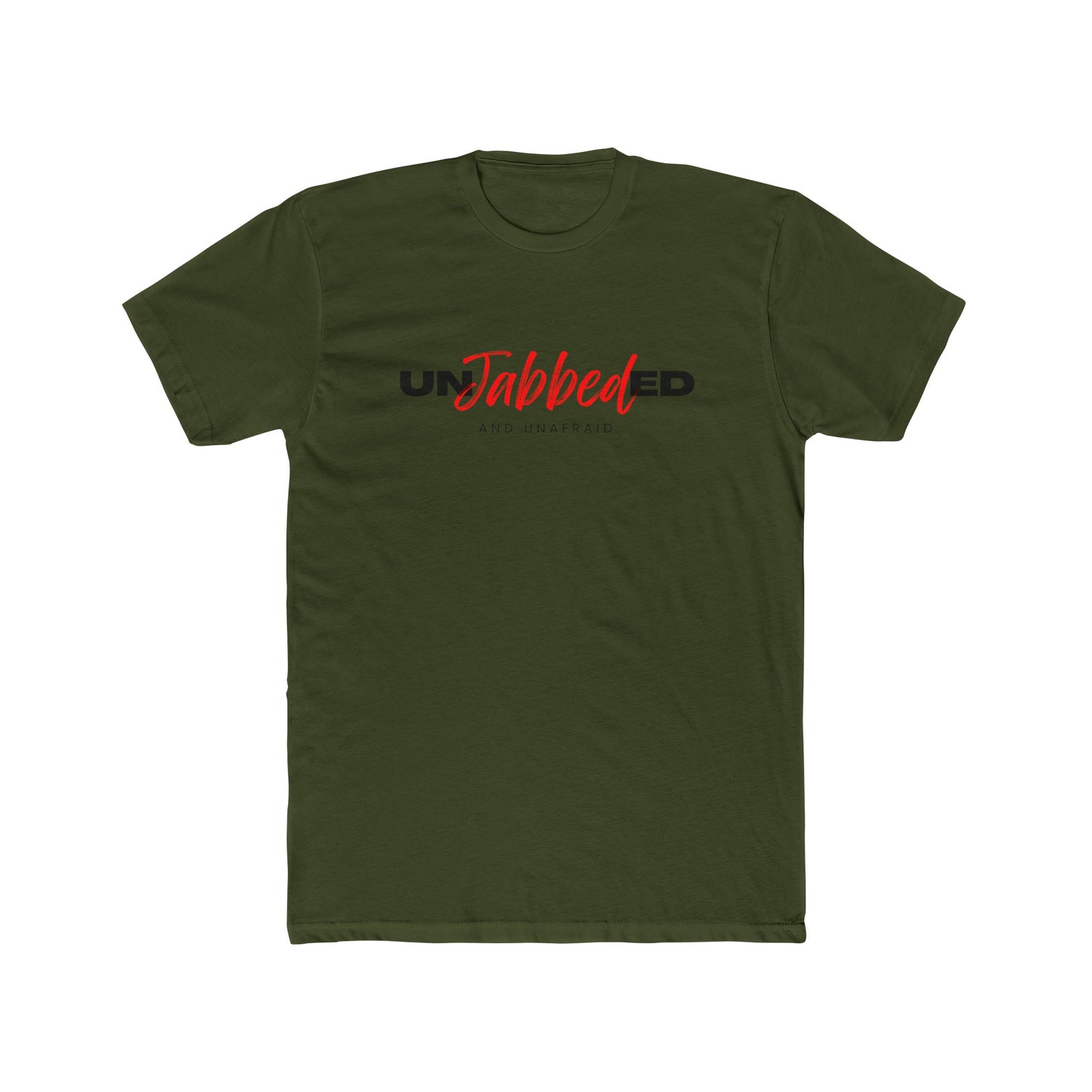 Unjabbed and Unafraid Cotton Crew Tee