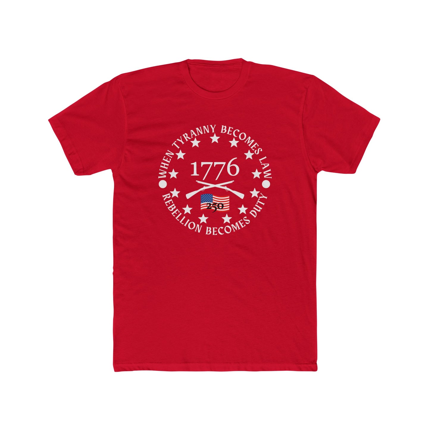 When Tyranny Becomes Law... 250th Cotton Crew Tee