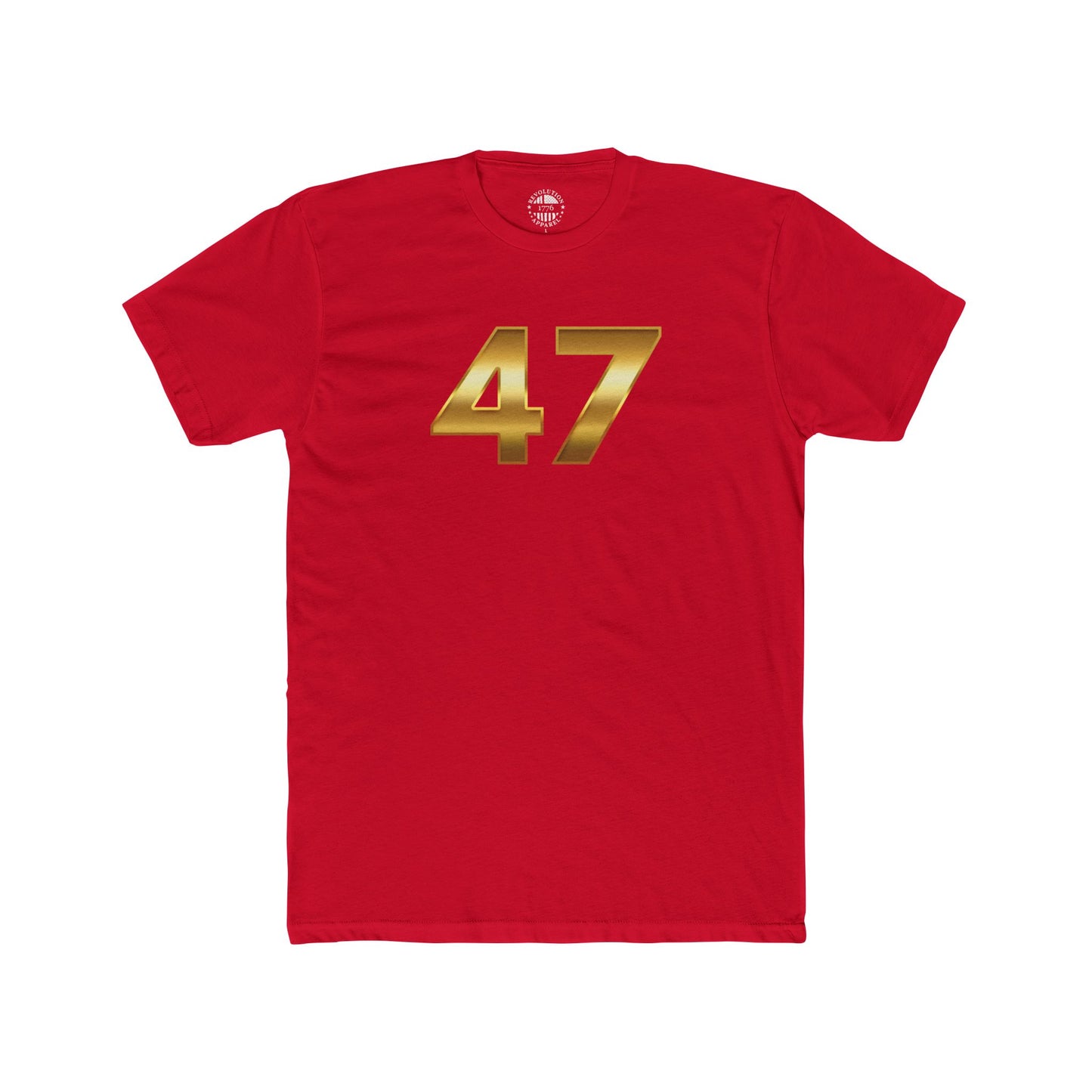 47 Trump Gold Cotton Crew Tee