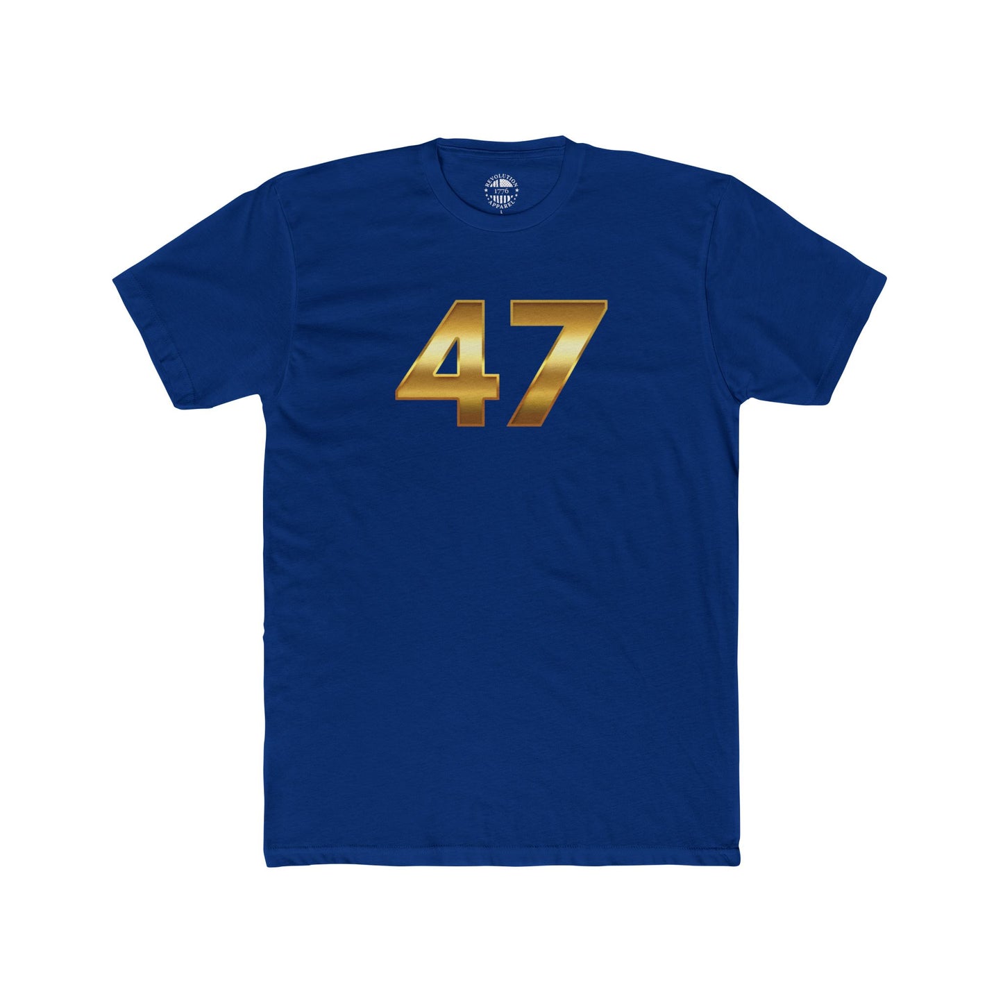 47 Trump Gold Cotton Crew Tee