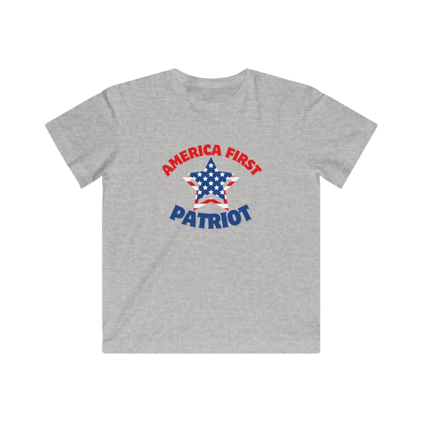 America First Patriot Kids Fine Jersey Tee