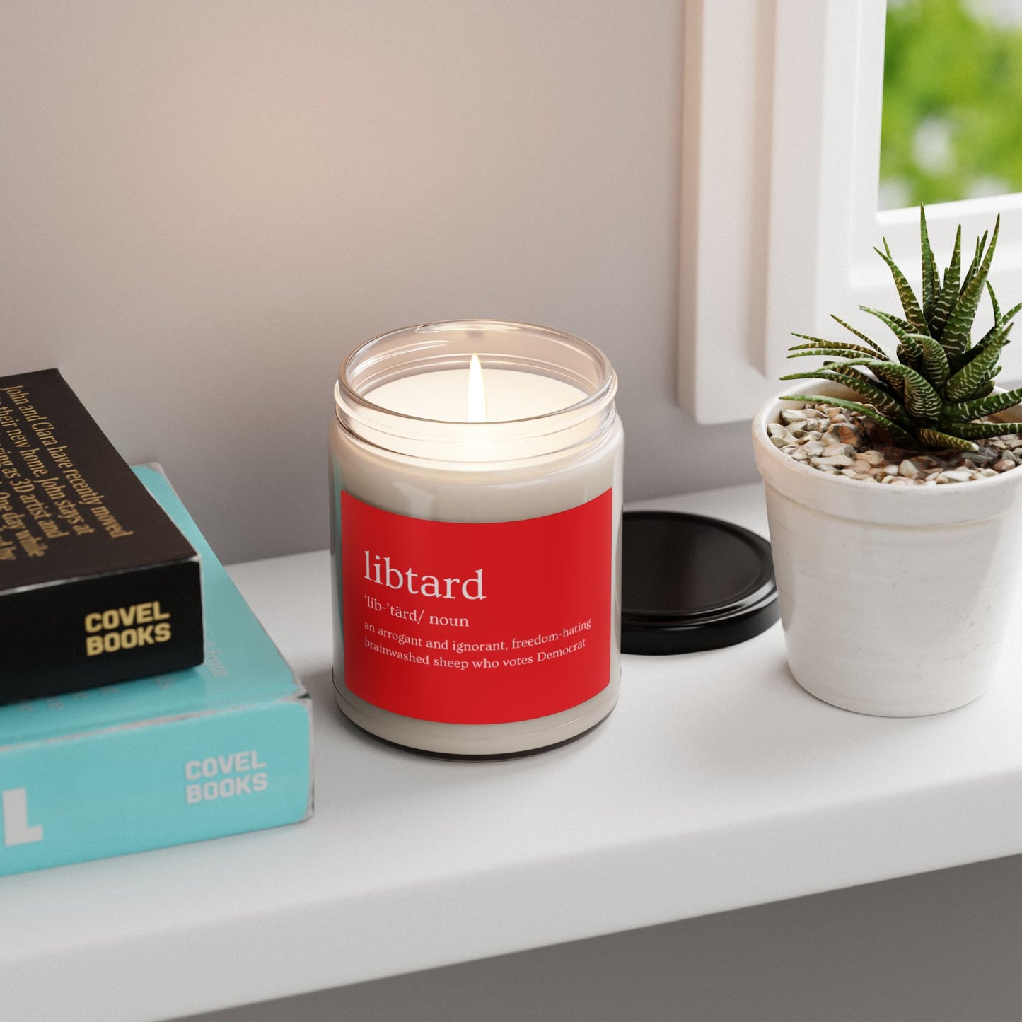 LibTard Definition Scented Soy Candle - 9oz - Unique Political Humor Gift