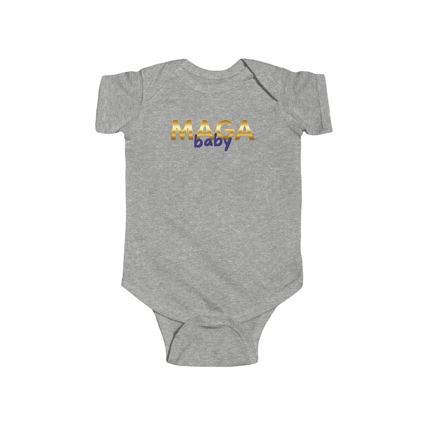 MAGA Baby Boy Infant Fine Jersey Bodysuit