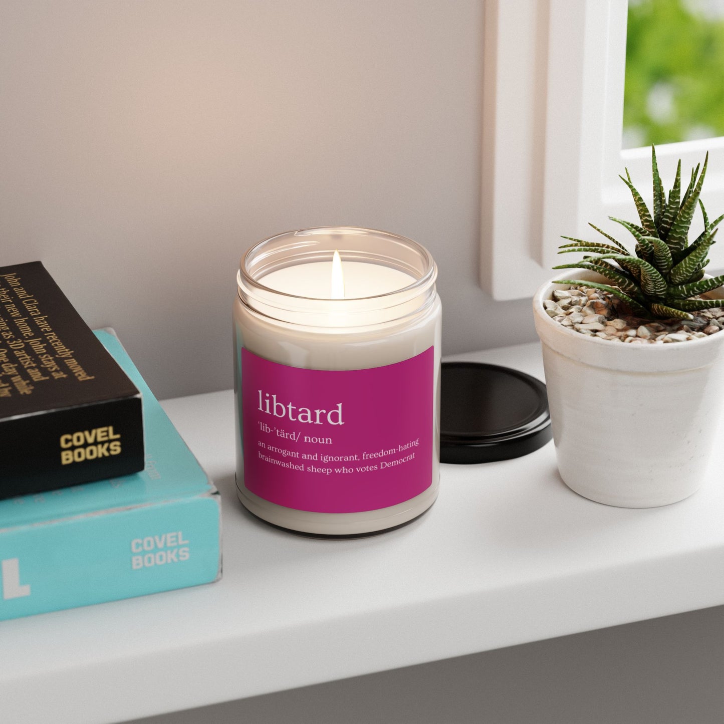 LibTard Definition Scented Soy Candle - 9oz - Unique Political Humor Gift