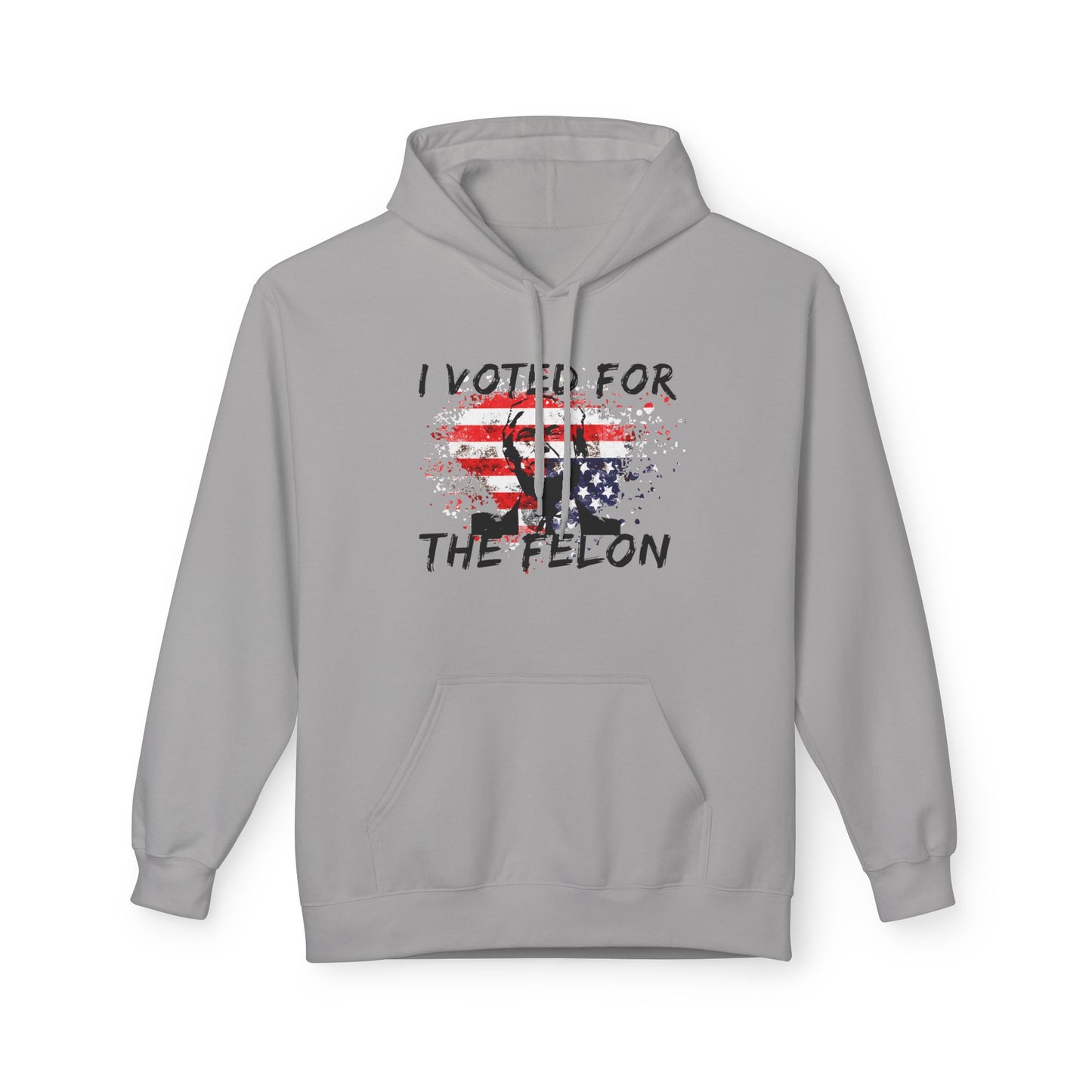 I Voted For The Felon Softstyle Fleece Hoodie