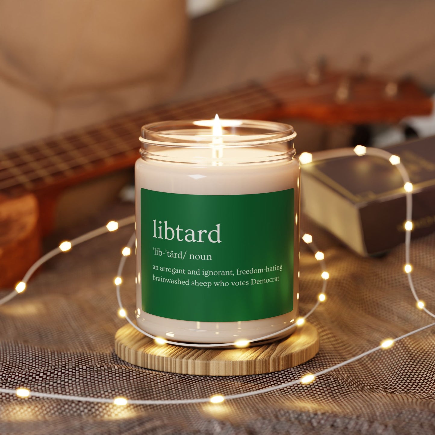 LibTard Definition Scented Soy Candle - 9oz - Unique Political Humor Gift