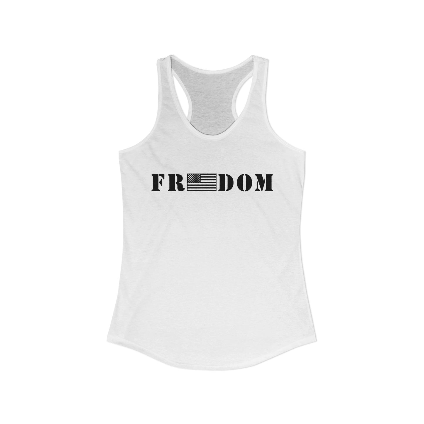 Freedom- Flag Women's Ideal Racerback Tank