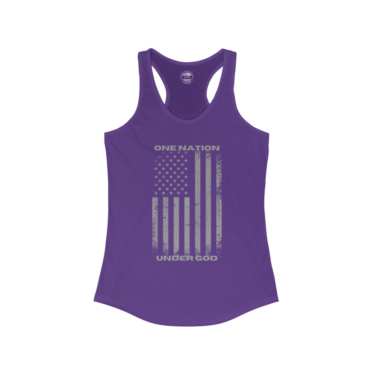 One Nation, Under God, Women's Ideal Racerback Tank
