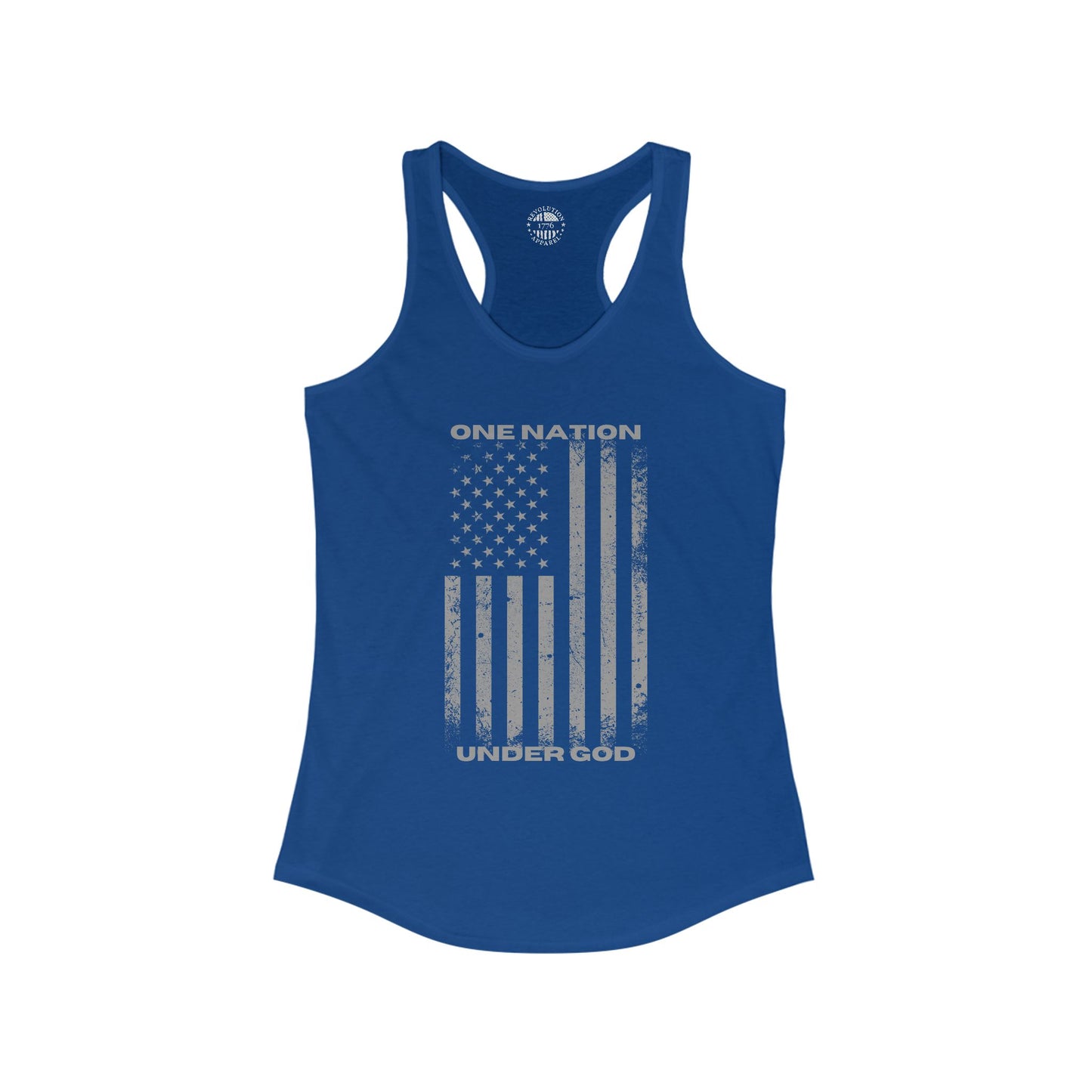 One Nation, Under God, Women's Ideal Racerback Tank