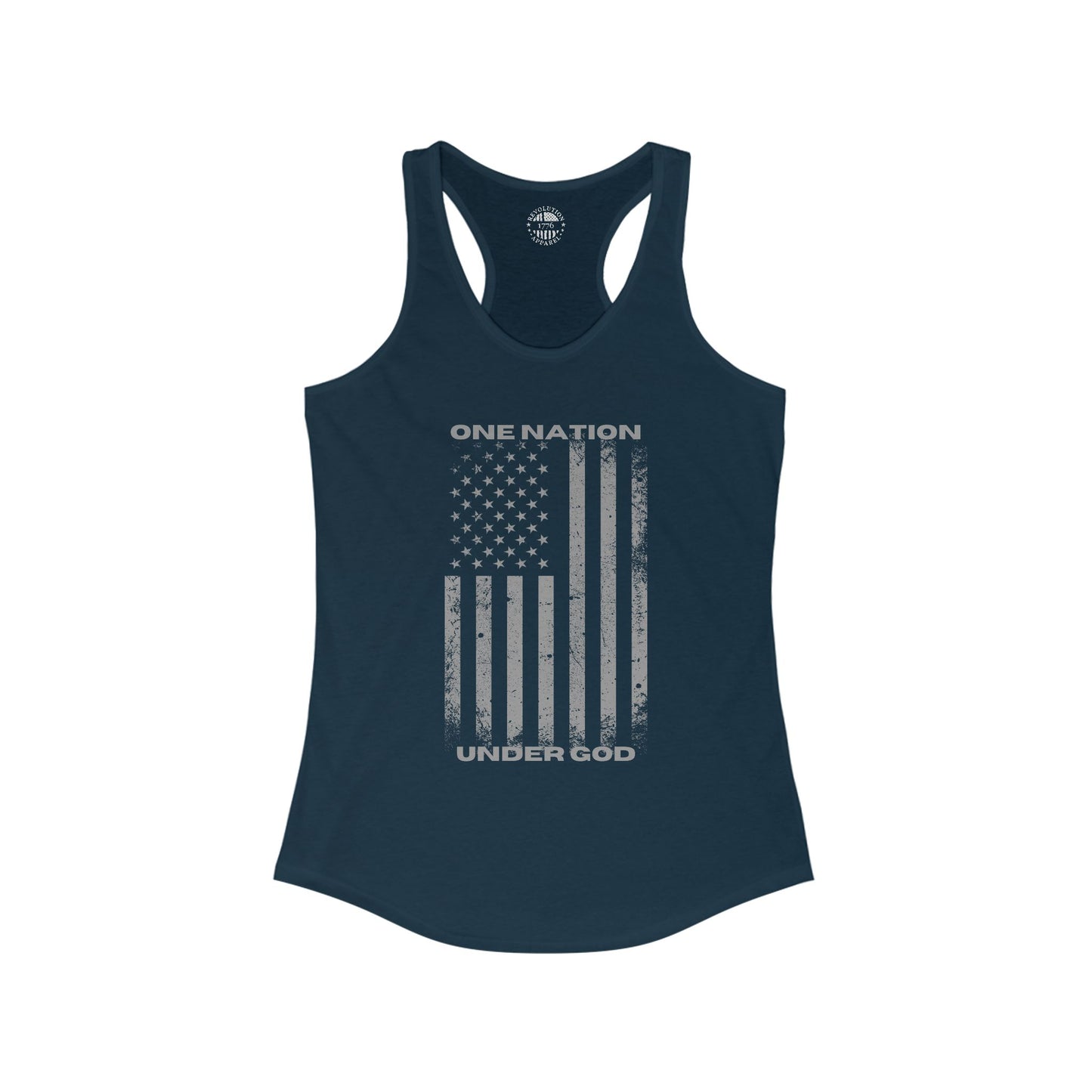 One Nation, Under God, Women's Ideal Racerback Tank
