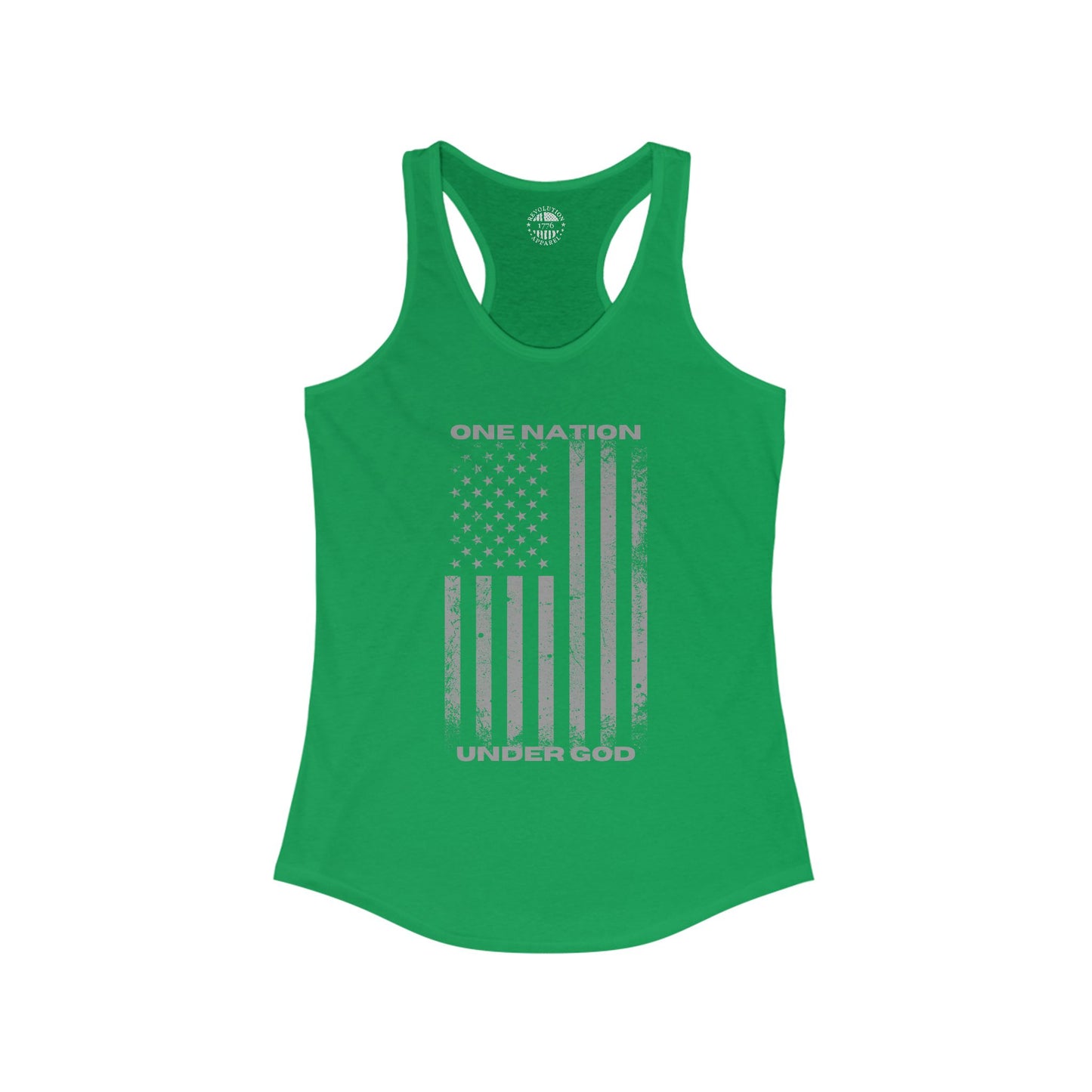 One Nation, Under God, Women's Ideal Racerback Tank