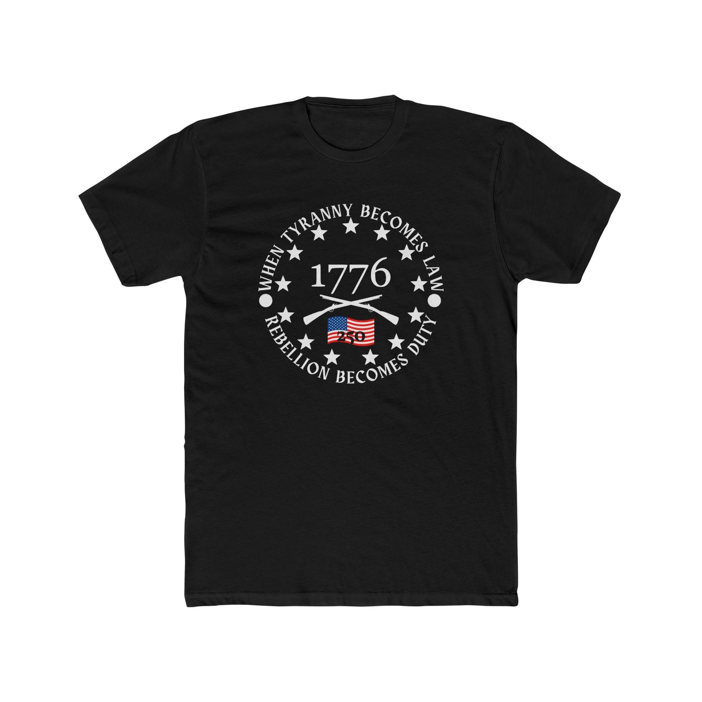 When Tyranny Becomes Law... 250th Cotton Crew Tee