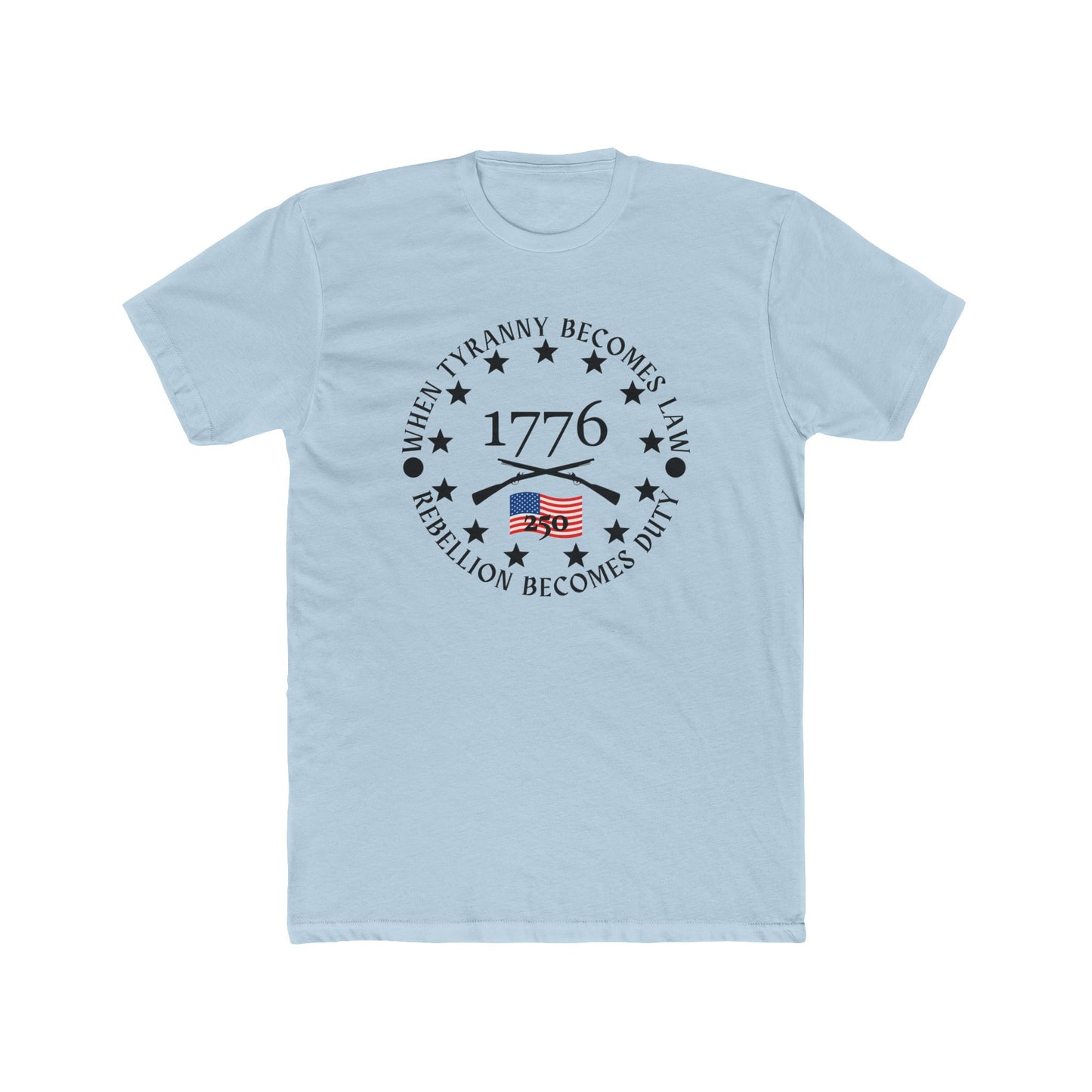 When Tyranny Becomes Law... 250th Cotton Crew Tee