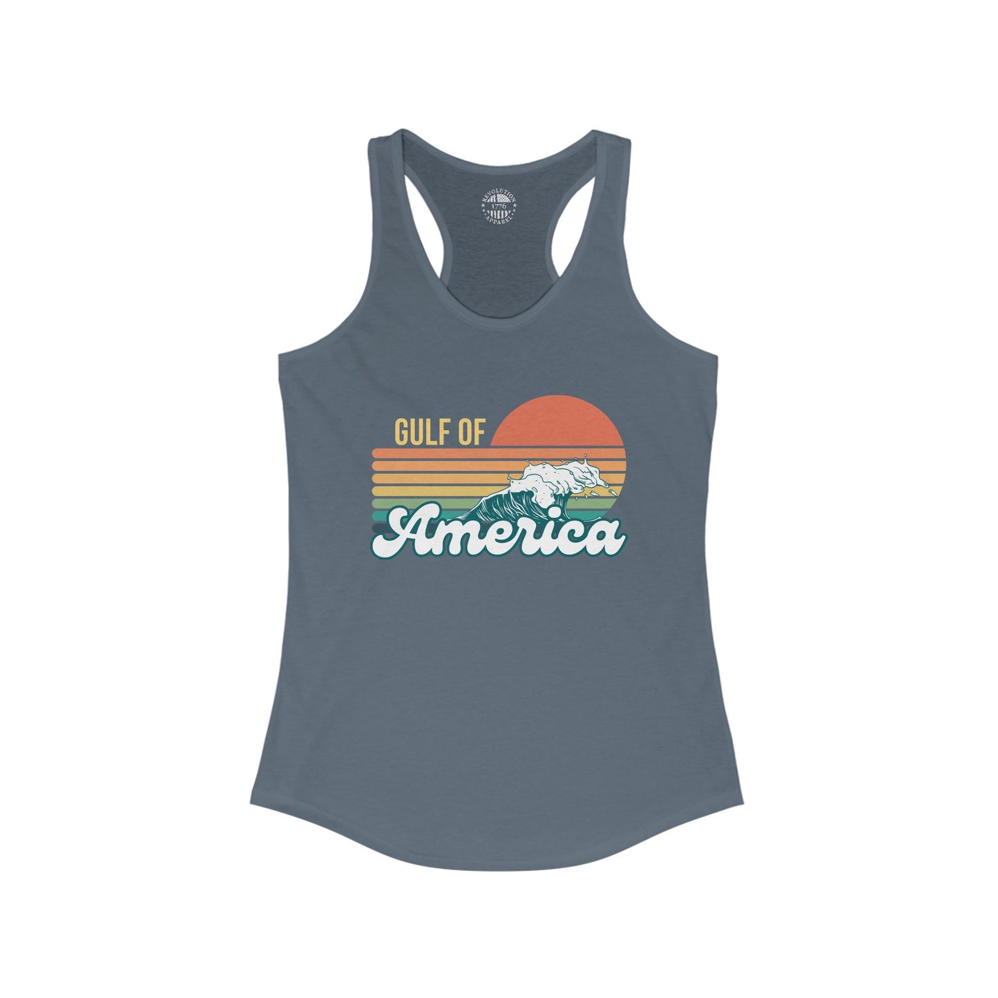 Gulf of America Retro Women's Ideal Racerback Tank