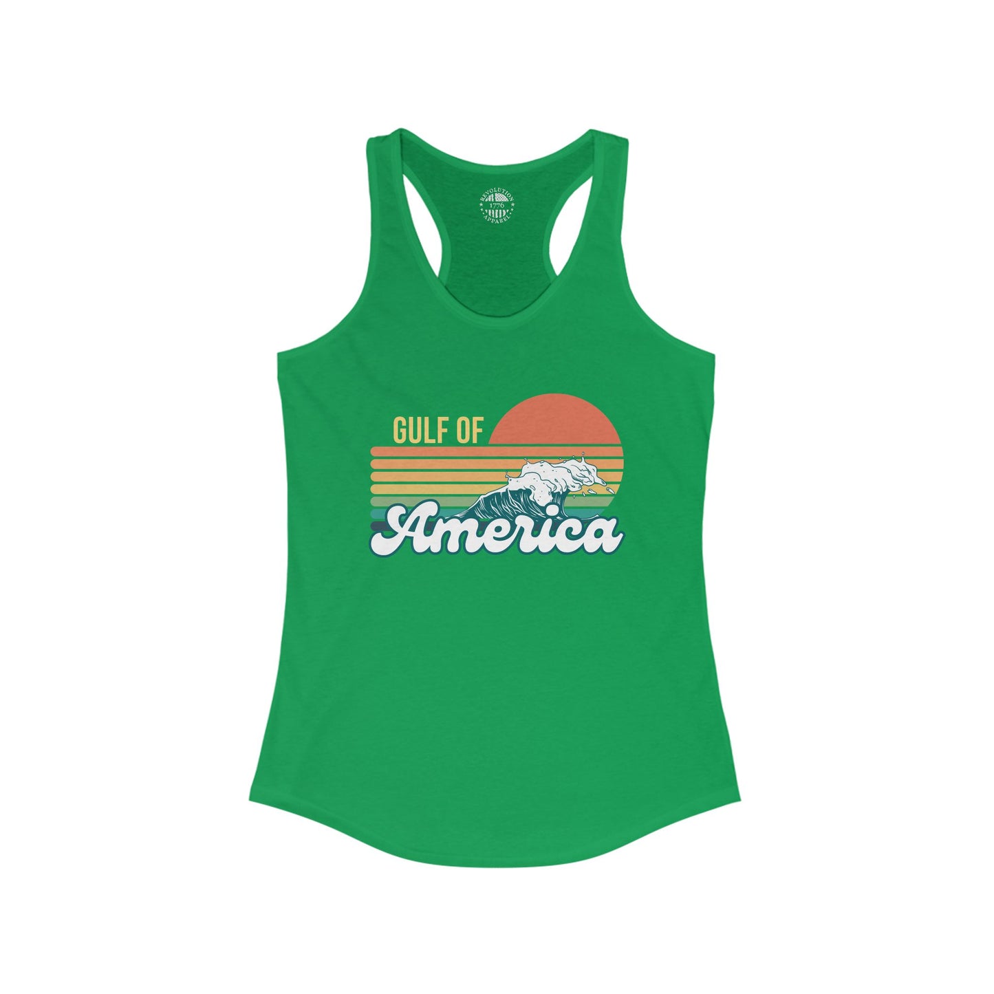 Gulf of America Retro Women's Ideal Racerback Tank