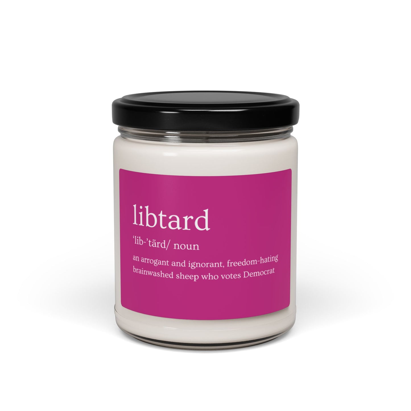 LibTard Definition Scented Soy Candle - 9oz - Unique Political Humor Gift