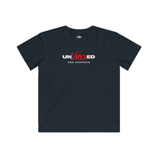 Unvaxxed and Unafraid Kids Fine Jersey Tee