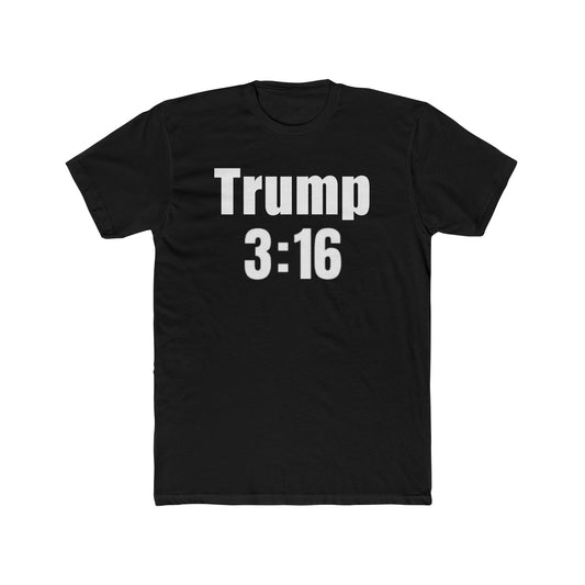 Trump 3:16 Cotton Crew Tee Clearance
