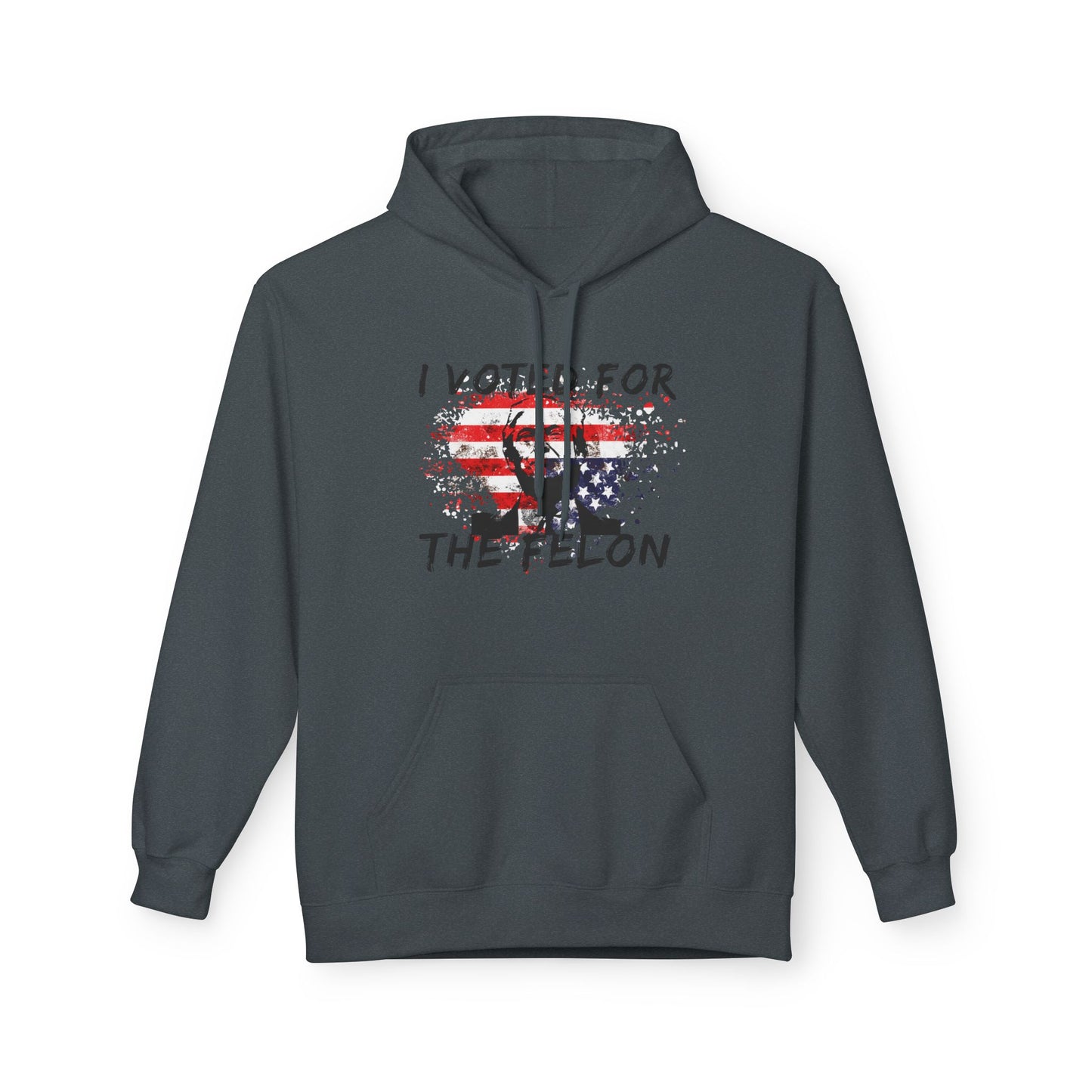 I Voted For The Felon Softstyle Fleece Hoodie