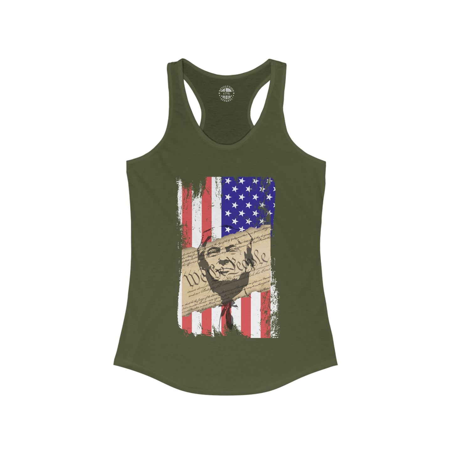 Trump- The People's President Women's Ideal Racerback Tank